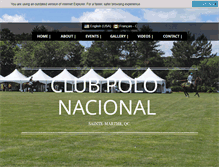 Tablet Screenshot of nacionalpolo.com